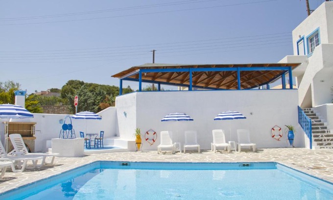Vagia Apartment | Unforgettable Blue Dolphin Studios with Ocean Views & Pool