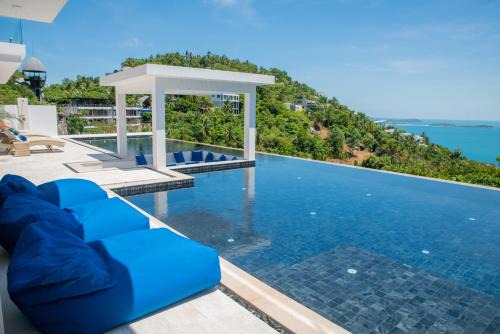 Lamai Villa | Elegant Blue Elephant Pool Villa in Koh Samui with Ocean Views