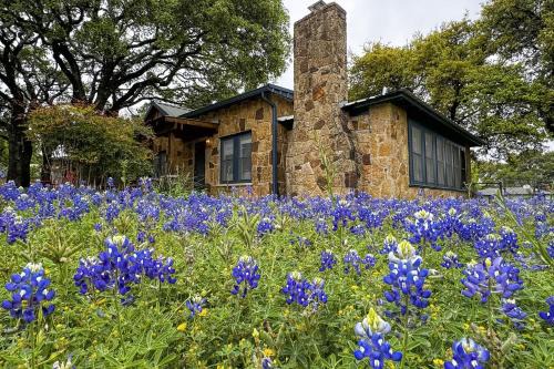 Johnson City House | Unforgettable Stays at Blue Haus with Hot Tub Access
