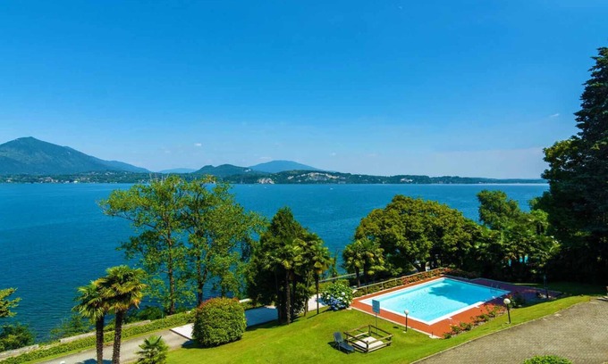 Stresa Apartment | Relax at Blue Lake Apartment with Pool & Scenic Views