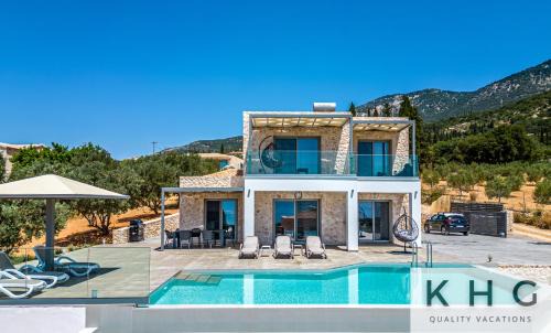 Mousata Villa | Enchanting Blue and White Pearl Villas with Private Pool