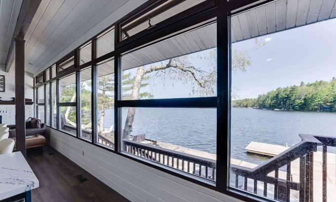 Torrance House | Tranquil Blue Skies with Breathtaking Lake Views