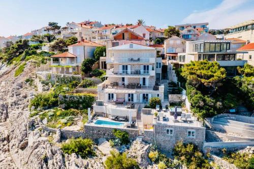 Gorica Villa | Blue Views Villa: Heated Pool, Jacuzzi & Oceanfront Bliss