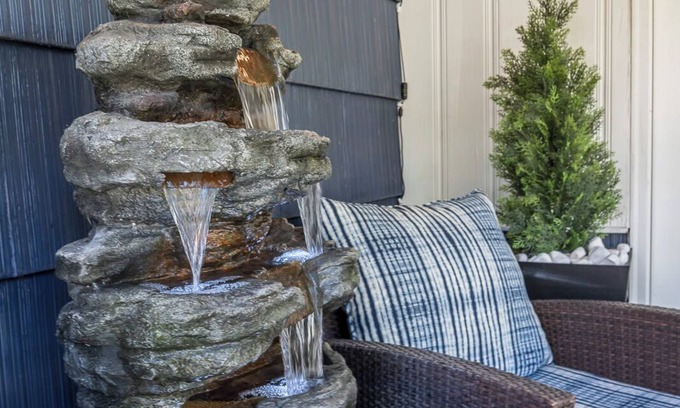Lee's Summit House | Blue Villa - Luxe 3BR - Games, EV Charger, Hot Tub, Walk to DTWN LS