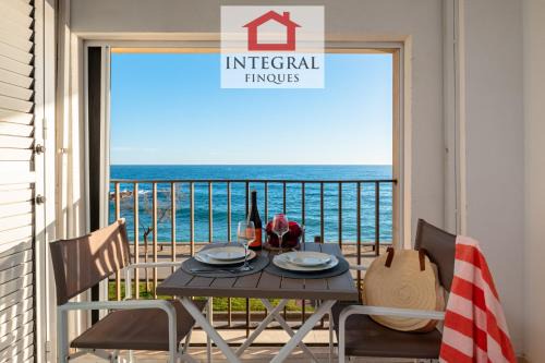 Sant Antoni de Calonge Apartment | Oceanfront Blue Wave Apartment: Pet Friendly & 9.6/10 Rated