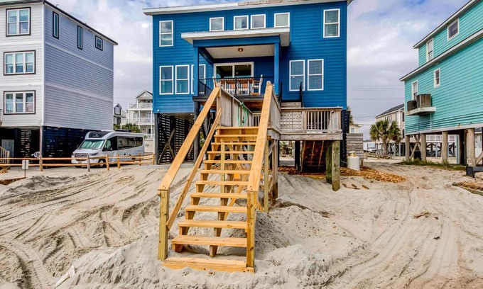 Murrells Inlet House | Oceanfront Bliss at Blue Wave - 4-Star Family Haven