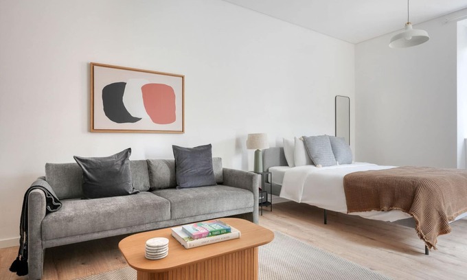 Benfica Apartment | Discover Blueground Benfica: Pet-Friendly with Full Kitchen