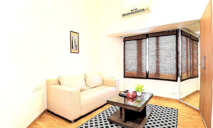 Defence Colony Apartment | Modern 1BHK Retreat in Defence Colony - Pet Friendly & Breakfast