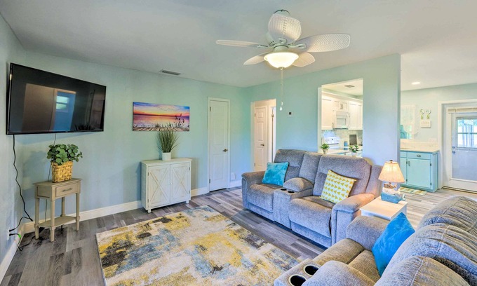 Crescent City Cottage | Idyllic Lakeside Cottage with Boat Dock and Ocean Views