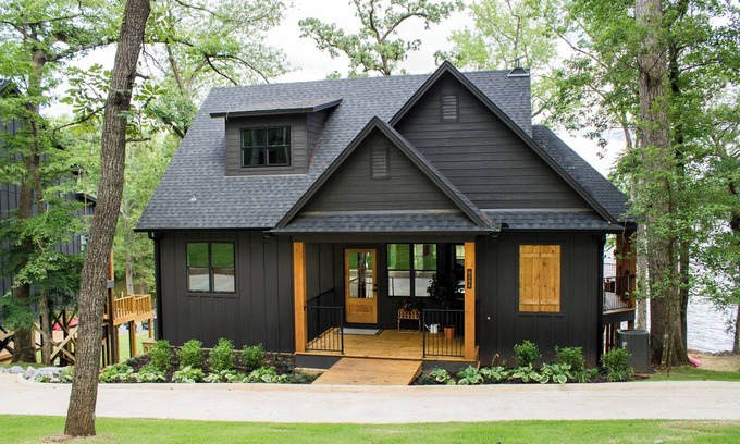 Farmerville Cabin | "Bobcat" Cabin is a newly built, elevated rustic home on Lake D'arbonne!