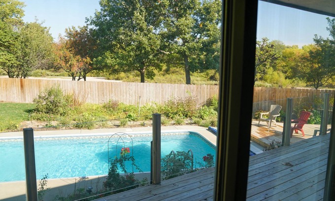 Wichita House | Riverside Retreat: Family-Friendly Stay with Pool Access