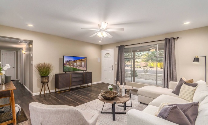Cox Heights House | Idyllic Boho Bungalow in Scottsdale with Private Hot Tub