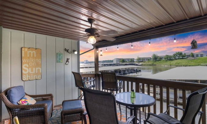 Village of Four Seasons Condo | Boho Flamingo: Pools, Hot Tub & Lakeview Deck Retreat