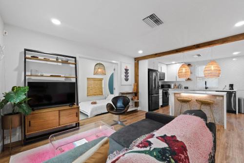 Middle River Terrace Villa | Cozy Boho Home Steps from the Beach and Cruise Ports