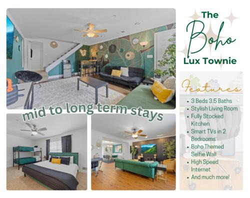Smyrna Apartment | Boho Lux Theme 3BR 3BA Near Truist Park Home of the Braves
