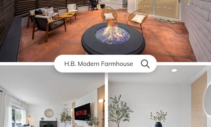 Huntington Beach House | Discover BOHO Modern Farmhouse: Family-Friendly Retreat