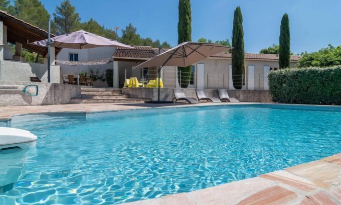 Rocbaron House | Discover Comfort at Bois d'Astros with Oceanfront Views