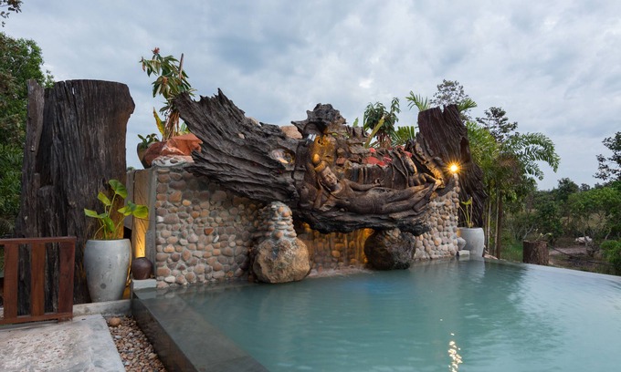 Banteay Srei Hotel | Relax at Bong Thom Forest Lodge - Rated 9/10 for Comfort