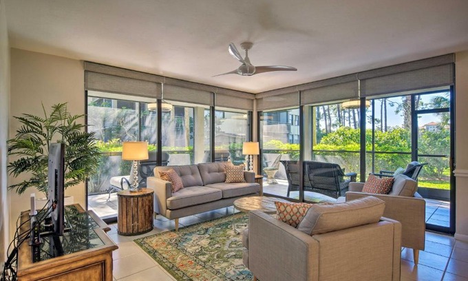 Bonita Bay Apartment | Relaxing Bonita Springs Condo with Private Patio & Beach Access