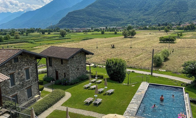 Colico Apartment | Relaxing Borgo Erbiola Tulipano Apartment with Pool Access