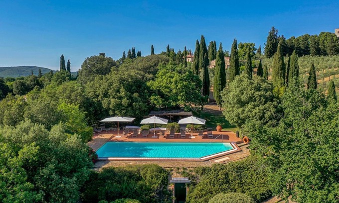 Gaiole in Chianti Villa | Experience Borgo Merlo: Spacious Villa with Private Pool