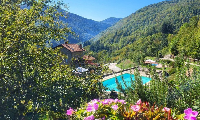 Fabbriche di Vallico Villa | Escape to Borgo Mulino: Private Pool & Mountain Views
