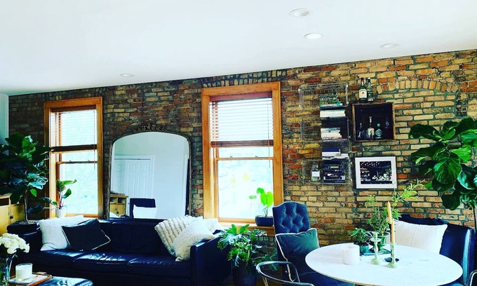 Old Town Apartment | Explore Botanical Loft & Deck in Vibrant Old Town Lansing