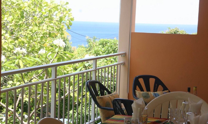Deshaies Apartment | Cozy Gîte with Pool, Steps from the Beach and Family Friendly