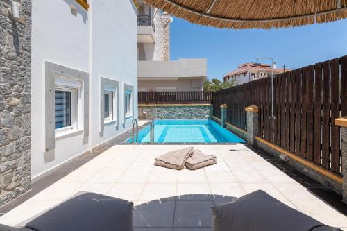Lardos Villa | Relax at Bougan Villa: Oceanfront Paradise with Pool