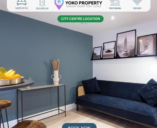Rugby Apartment | Modern Boutique Apartment in City Centre with Free Parking