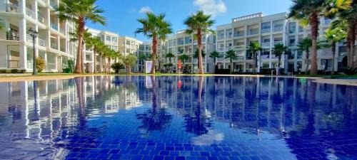 Cherrat Apartment | Relaxing Bouzkina Costa Beach Golf with Pool & Ocean View