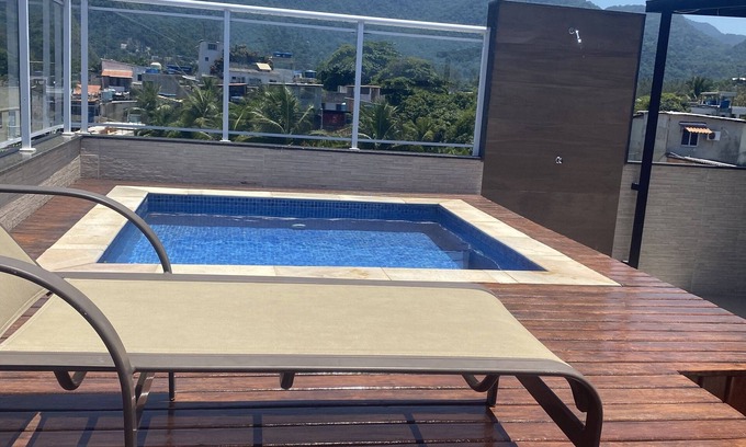 Barra da Tijuca Apartment | Relax at Linda Duplex with Pool, Near Beach and Metro