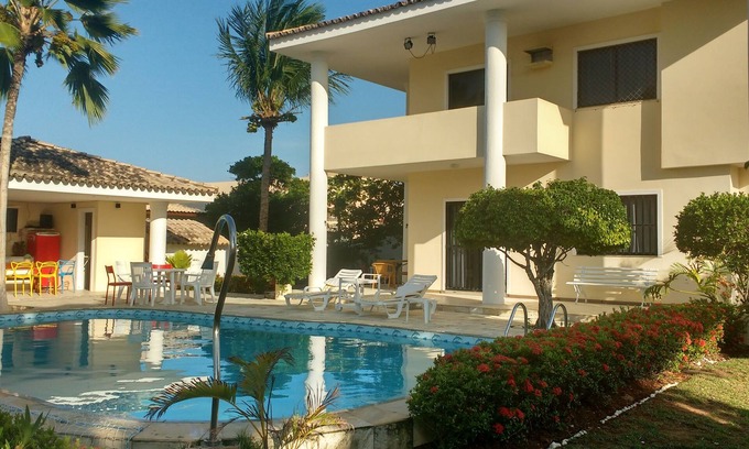 Lauro de Freitas House | Elegant Casa with Pool Just Steps from the Beach