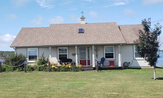 Brackley Beach House | Brackley Bay Beach House: Waterfront Oasis with Pool & Views
