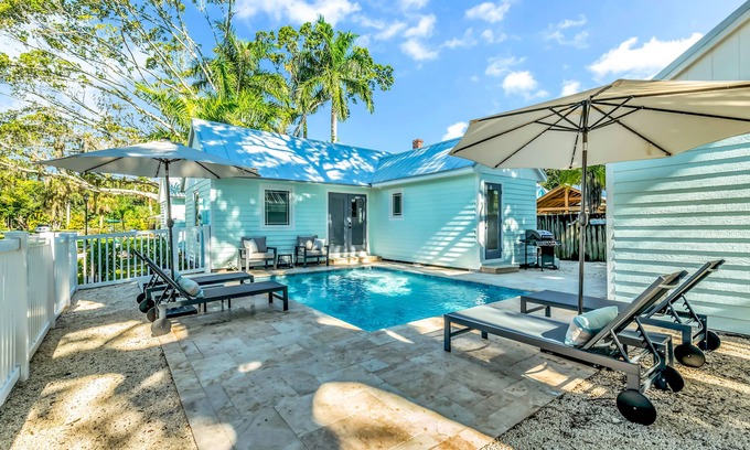 River District House | Chic Bradenton Home with Pool Near Dining & Shopping
