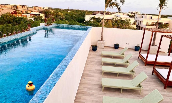 Zama Apartment | Elegant Aldea Zama Studio for 4 with Beach Club Access