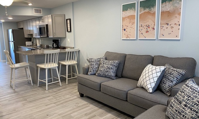 Normandy Beach Condo | Cozy Beachfront Condo with Pool - Ocean Club Mantoloking