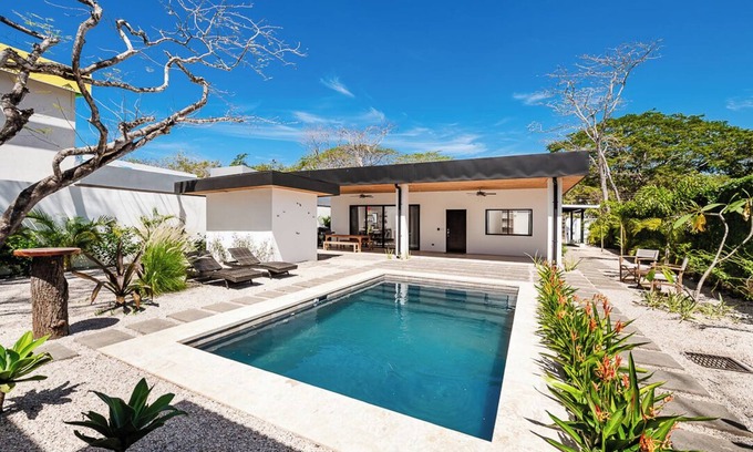 Playa Grande Villa | Brand New Cozy 5 BR minutes walk to the popular surf beach of Playa Grande