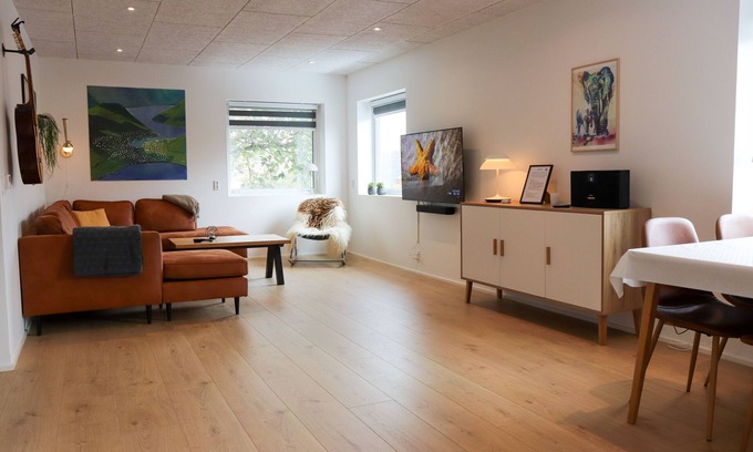 Klaksvik Condo | Modern Flat with Ocean View in Central Klaksvík