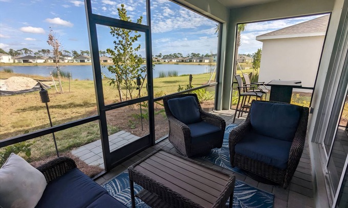 Biggar House | Charming Babcock Ranch Home with Lanai and Water View