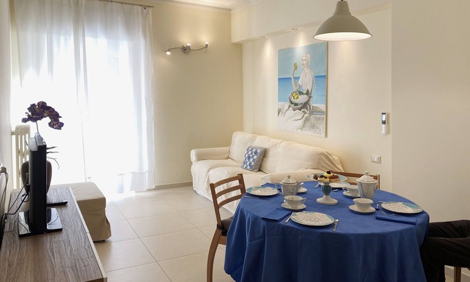 Alassio Apartment | Modern 3-Room Apartment with Ocean View Near the Sea