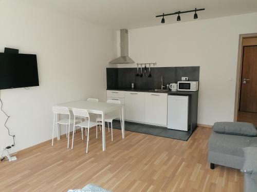 Palmovka Apartment | New One Bedroom Apartment with Free Parking for Families