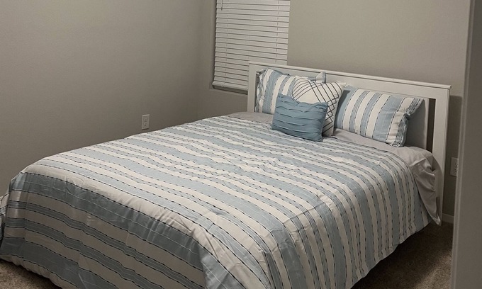 Elgin House | Brand new private room with queen size bed. Access to community swimming pool