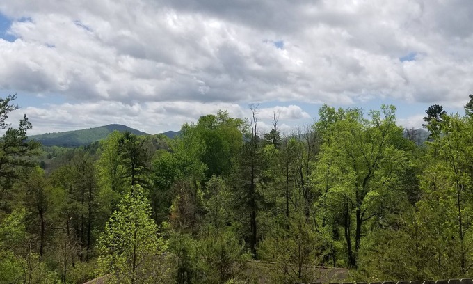 Alexander House | Inviting Mountain Retreat with Spa & Hot Tub near Asheville