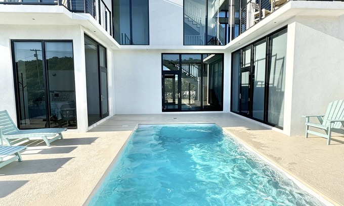 Bouvet Island Villa | New Coastal Retreat: Steps to Beach, Pool & King Beds