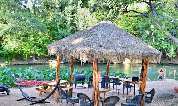 Sutherland Springs Cabin | Discover Your Dream Waterfront Cabin with Pool & Hot Tub