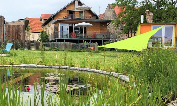 Koslau Apartment | Discover Brauhaus 3 Wellness Loft with Pool & Nature View