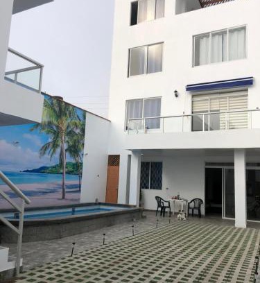 Punta Negra House | Budget-Friendly Bravo Surf Camp with Pool and Spa Amenities