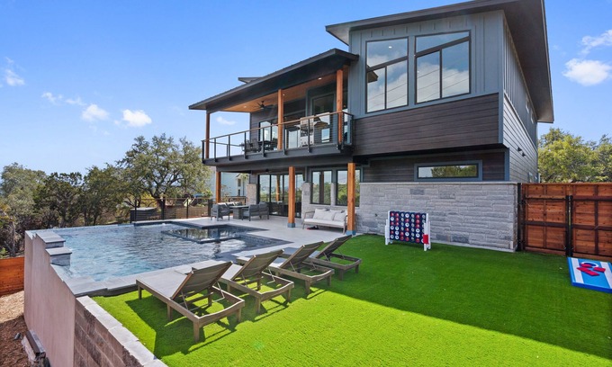 Waterford On Lake Travis House | Exquisite Oasis with Pool & Hot Tub Near Beach and Golf