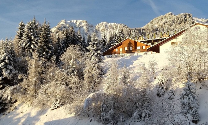 Vionnaz Apartment | Scenic Mountain Views with Pool and Family-Friendly Amenities